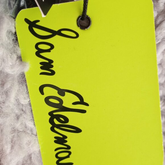 'SAM EDELMAN' Grey Hooded Faux Fur Coat Size XL NWT - Picture 12 of 14